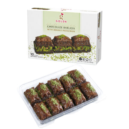 Golda Chocolate Baklava with Pistachios 350g